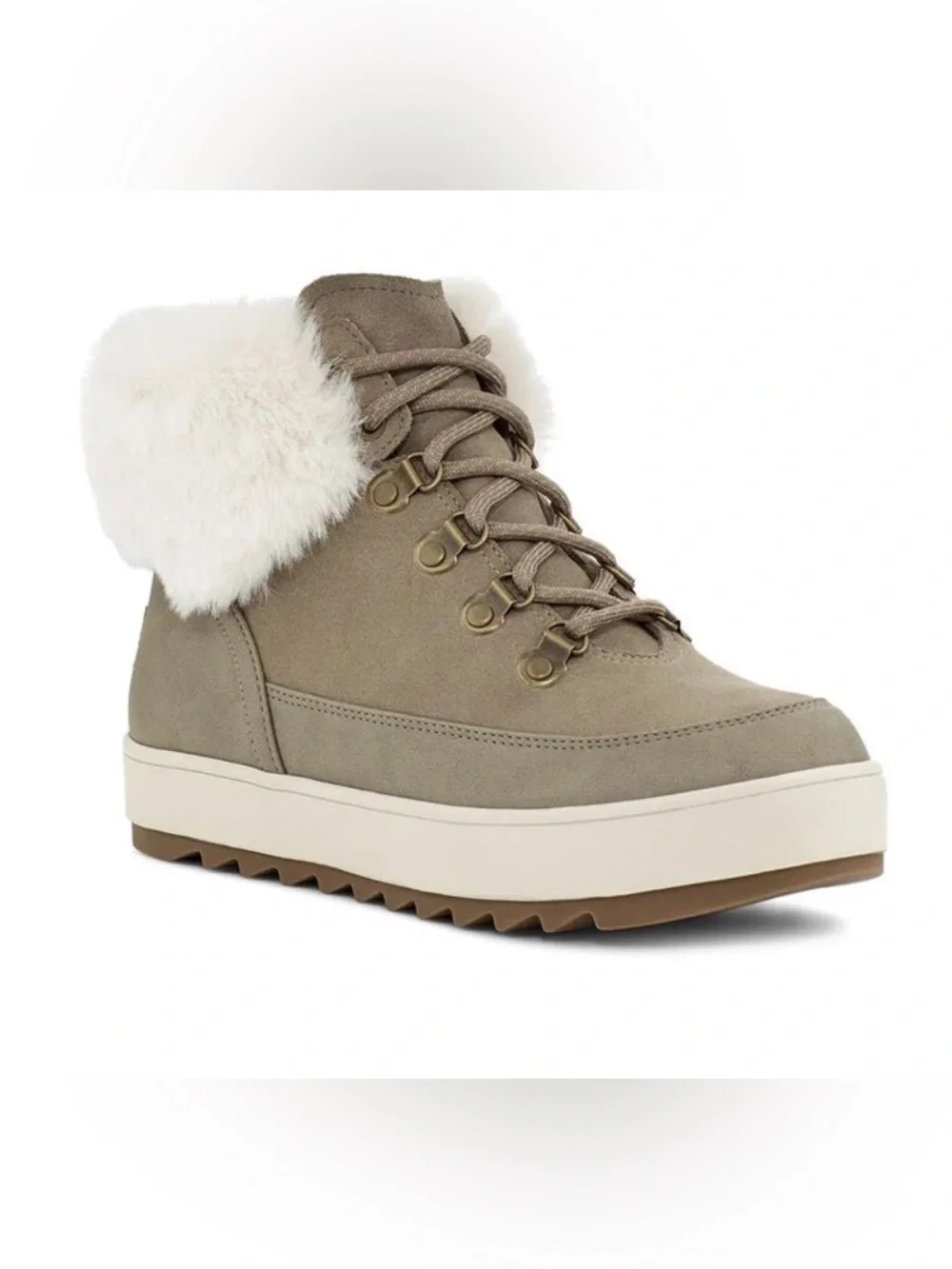 Koolaburra by UGG Women’s Tynlee Lace Up Boot- Dune Size 8